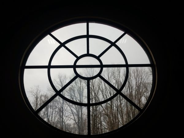 Circular Window Replacement in Temple